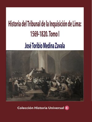 cover image of Historia del Tribunal de la Inquisición de Lima